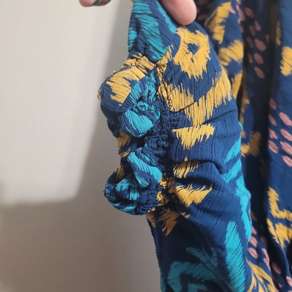 Ariat large XL cardigan elastic sleeve lining embroidered open front geometric - Picture 6 of 14